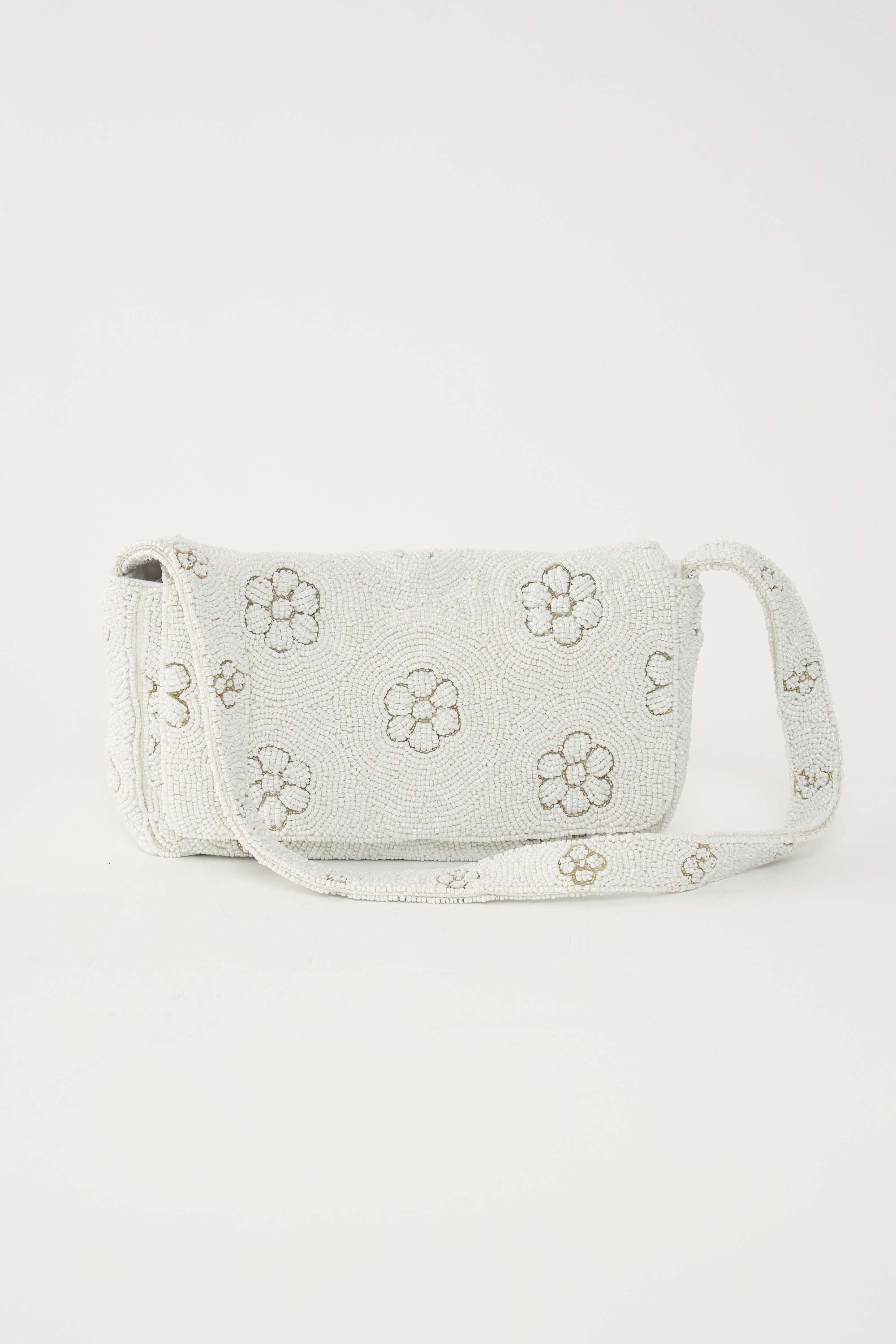 Embroidered Baguette Bag Marguerite