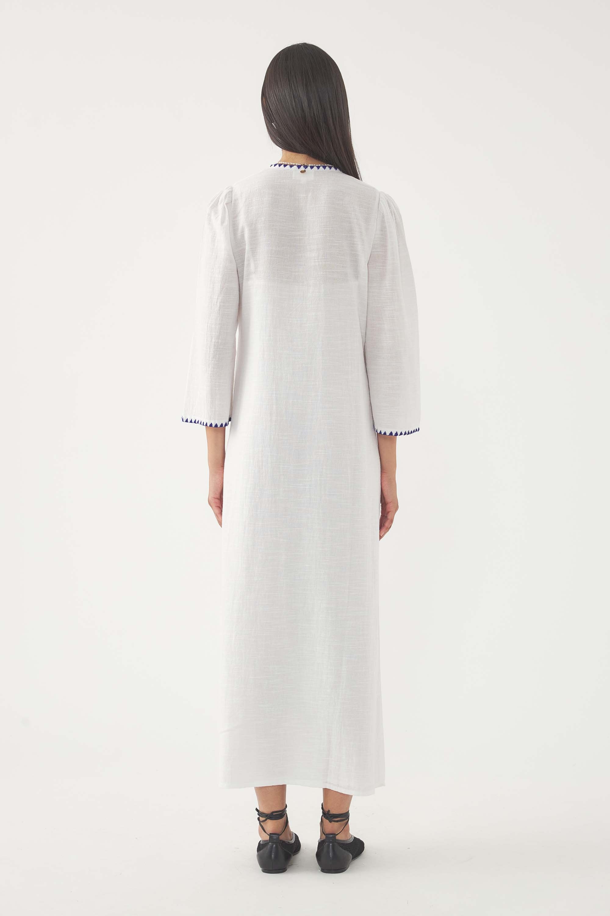 Embroidered Maxi Dress Vahani