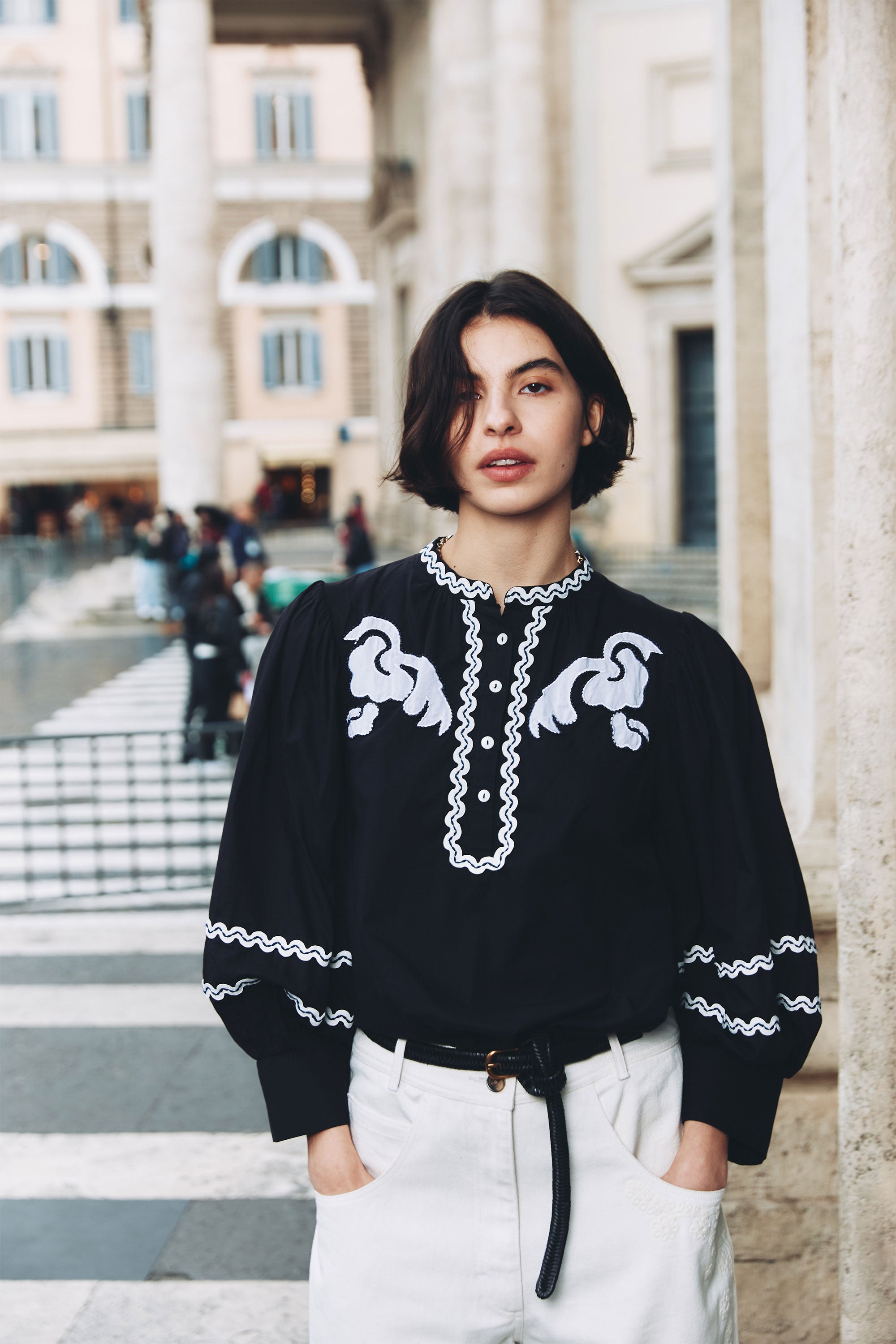 Blusa bordada Dalli