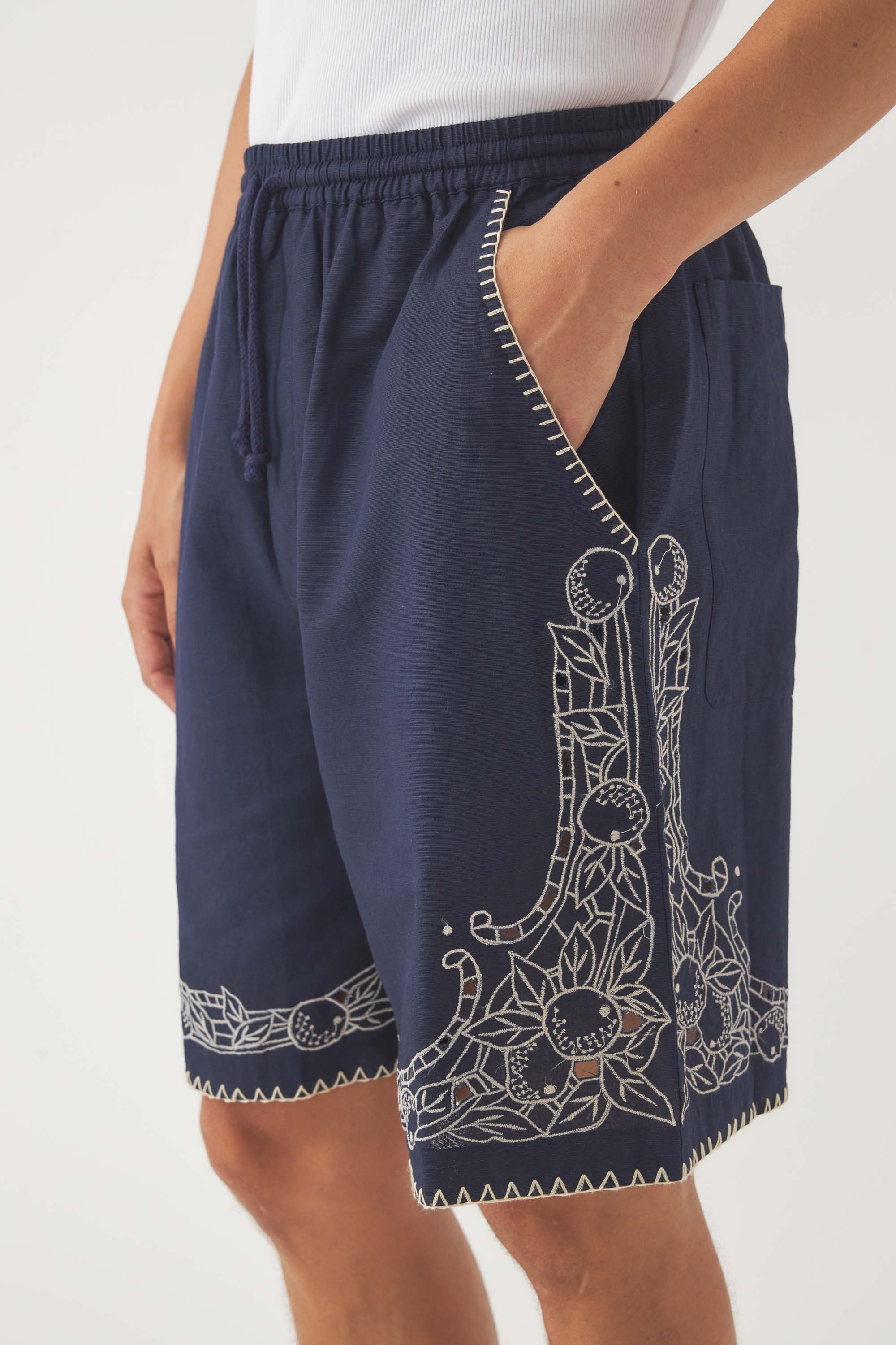 Embroidered Short Dylan