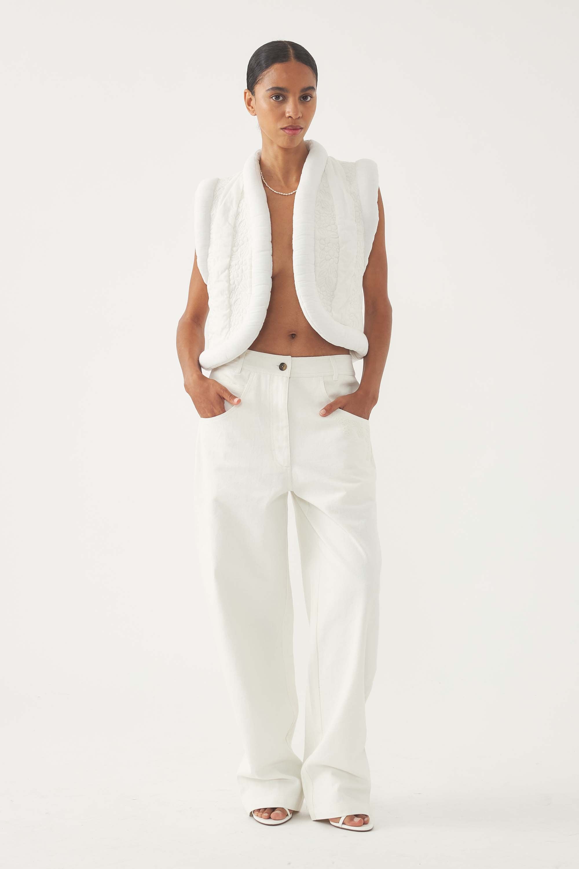 Gilet brodé Adonis