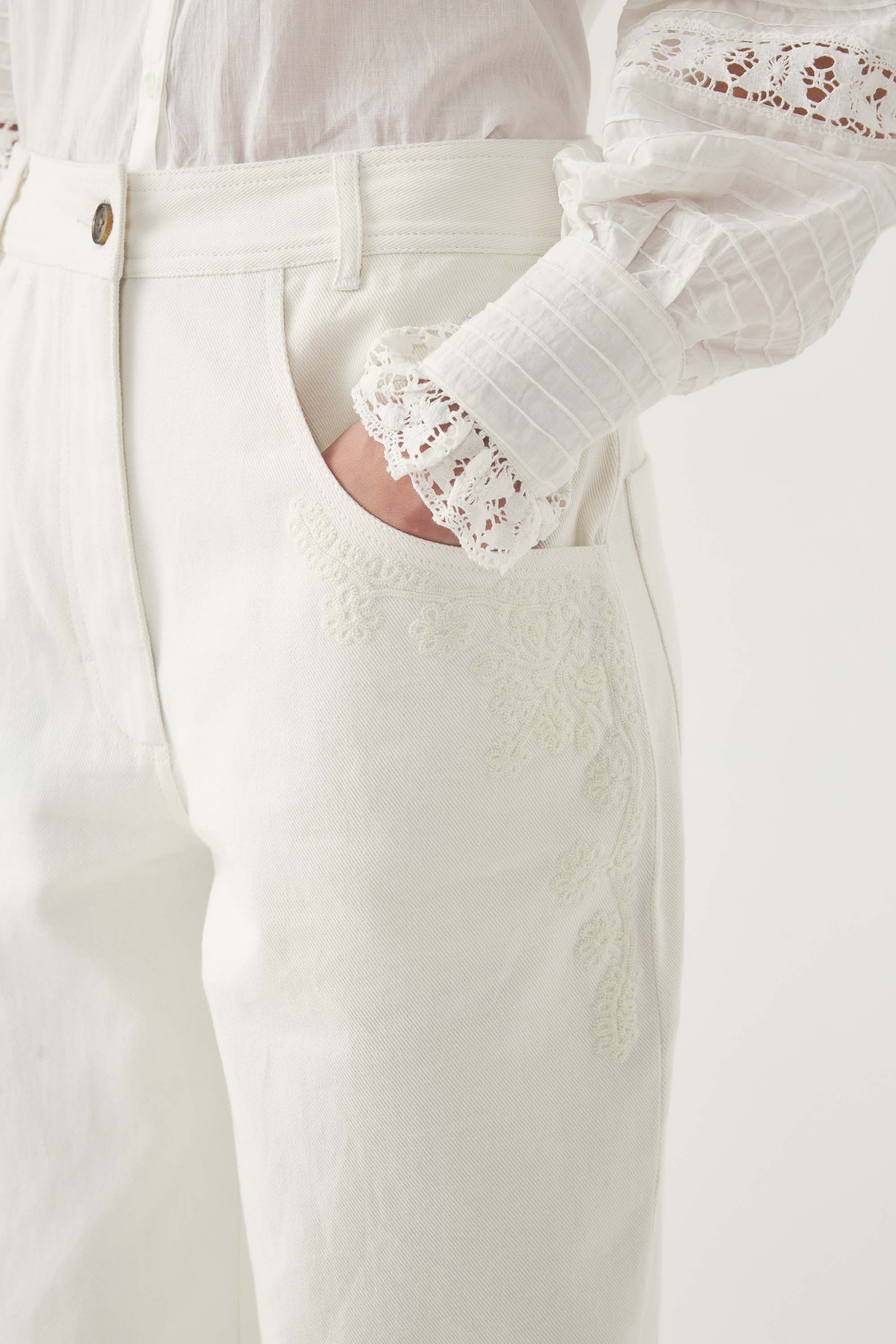 Embroidered Pants Adonis