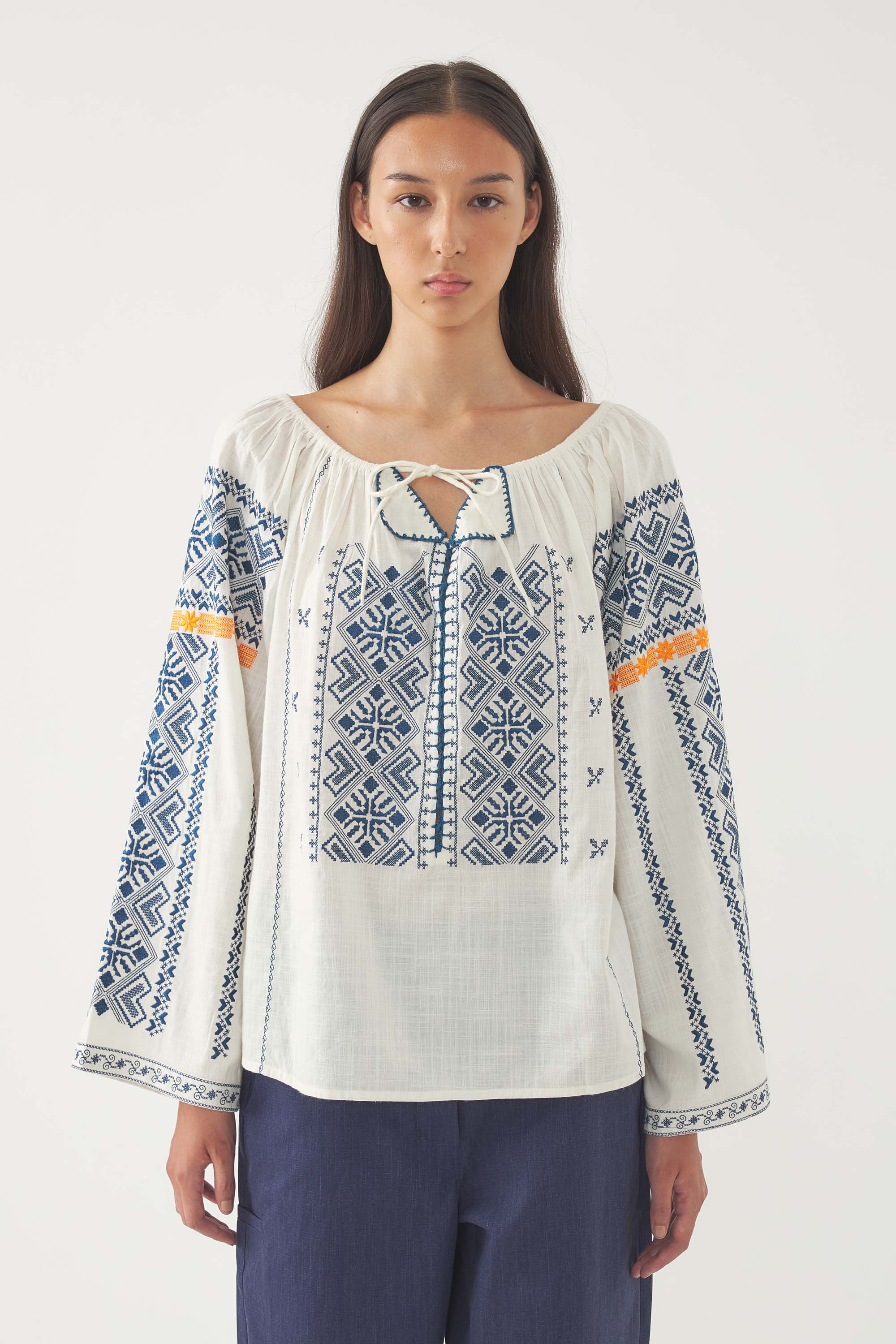 Blouse brodée Edna