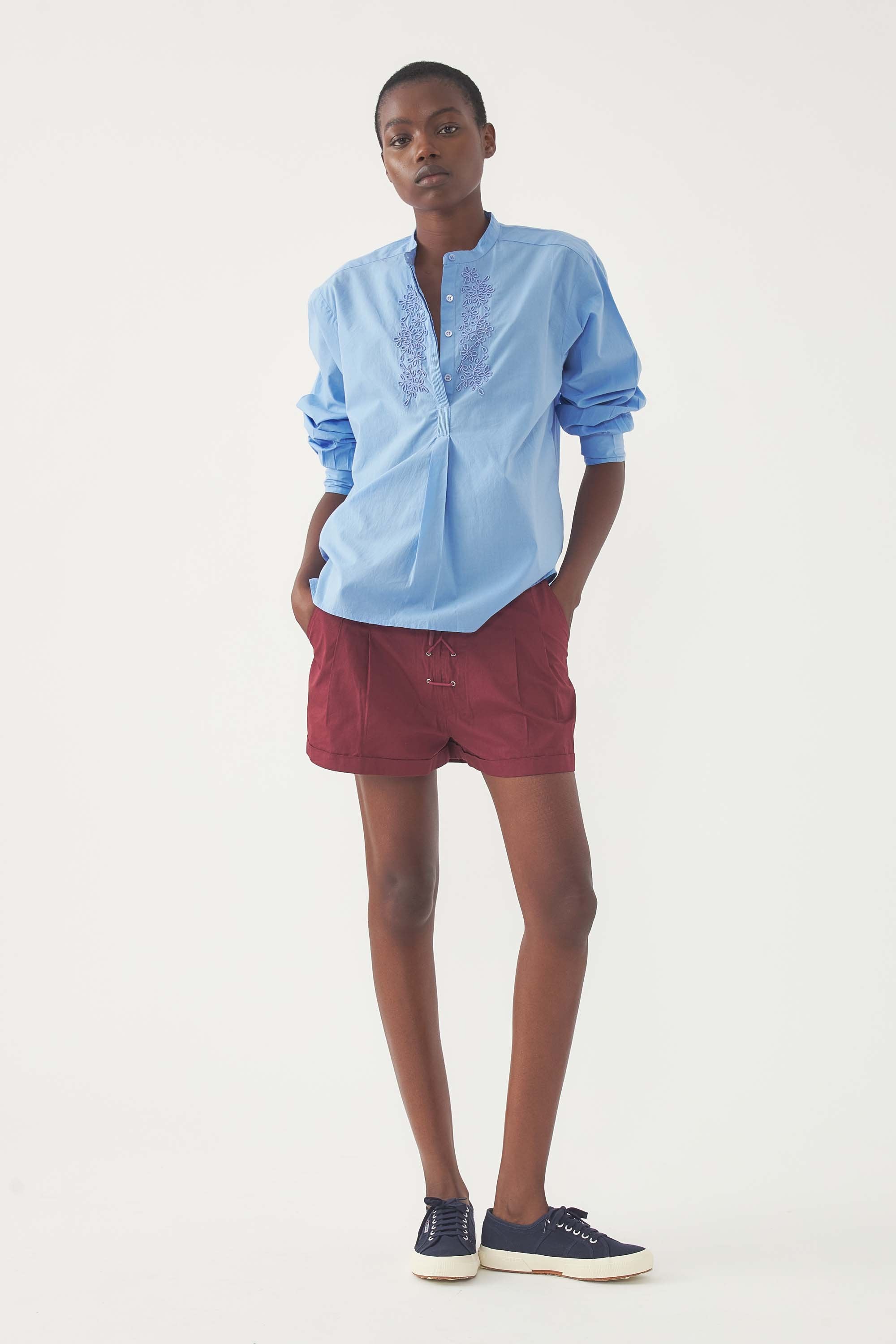 Blouse brodée Emile
