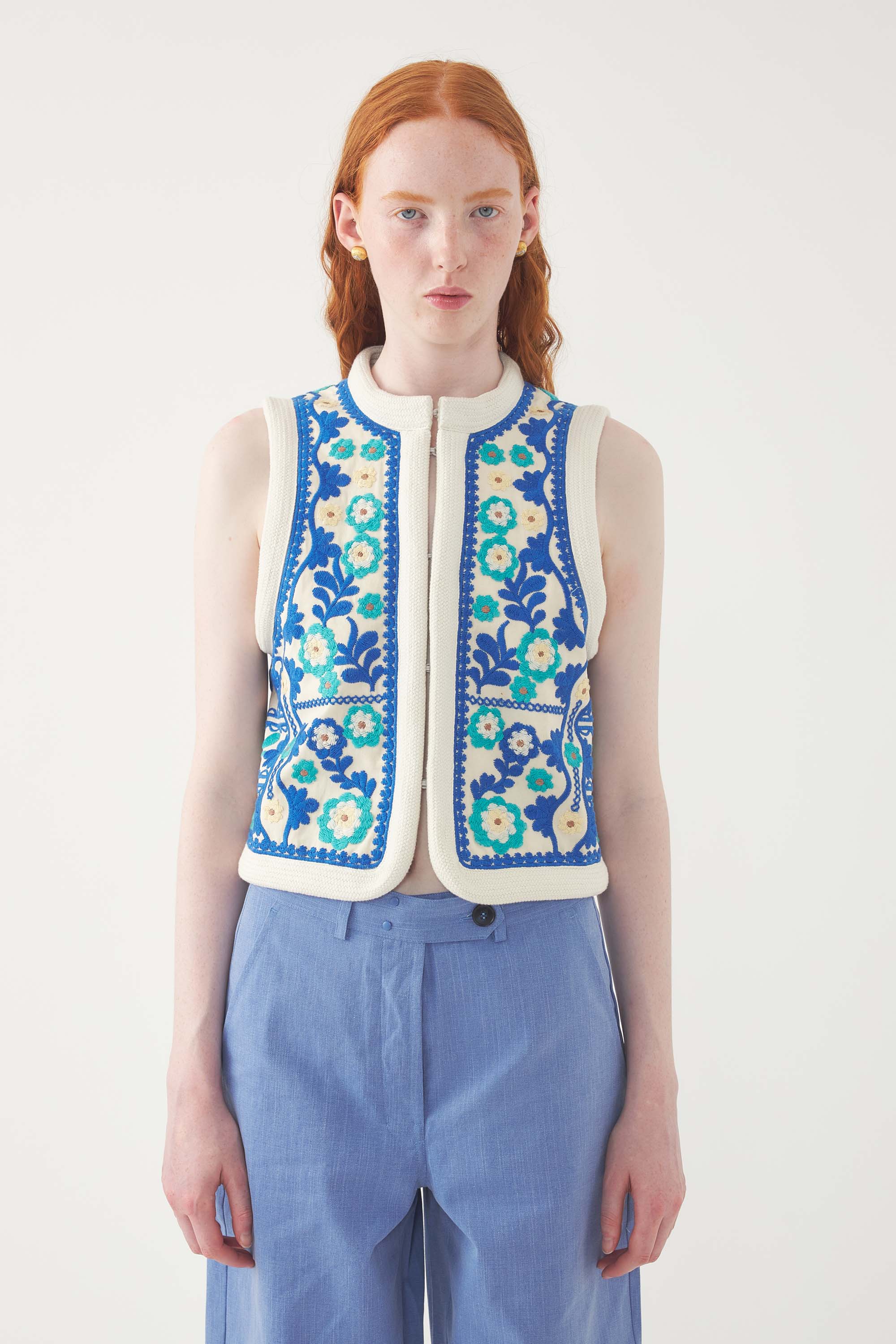 Gilet brodé Ossie