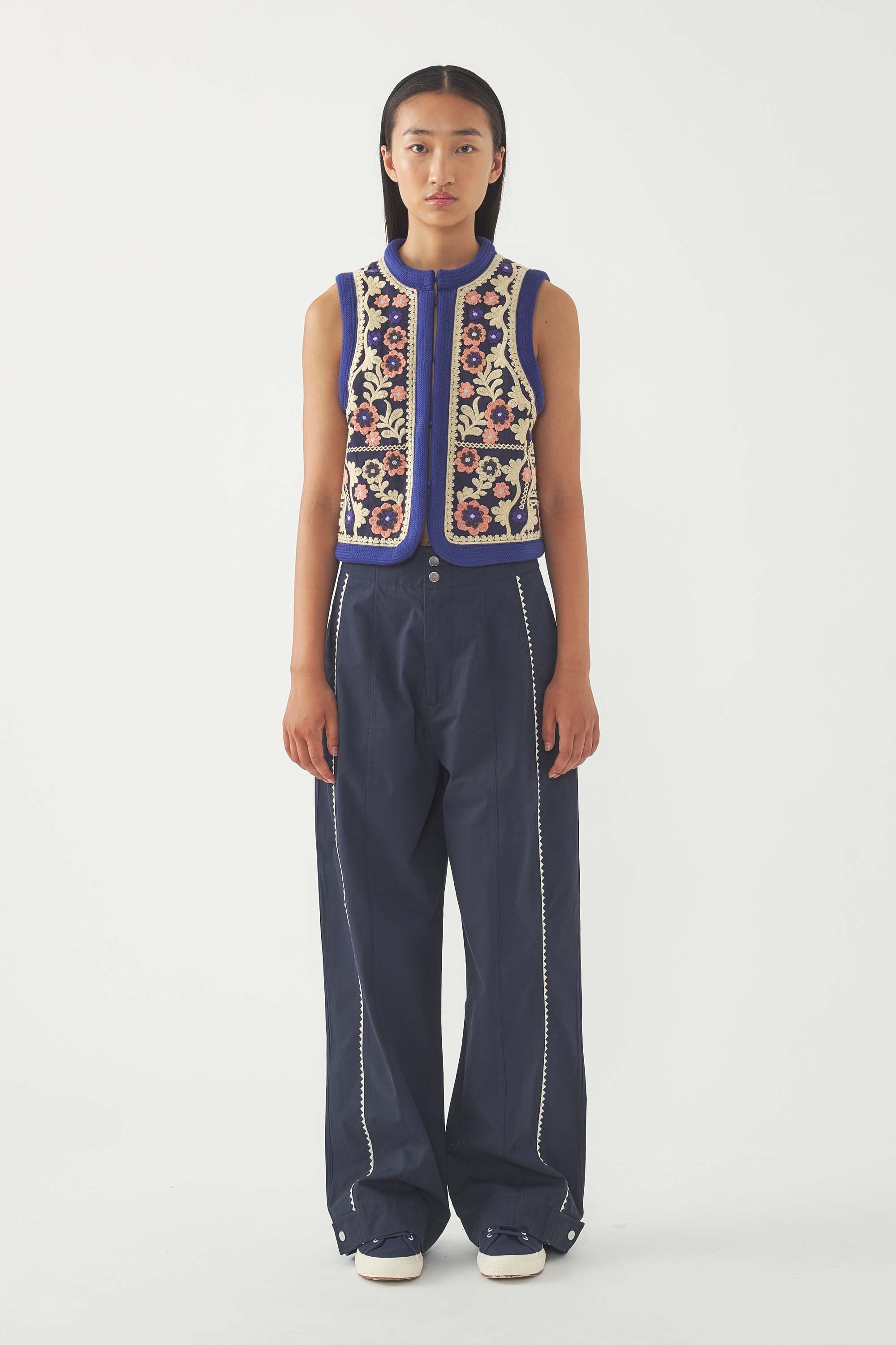 Gilet brodé Ossie