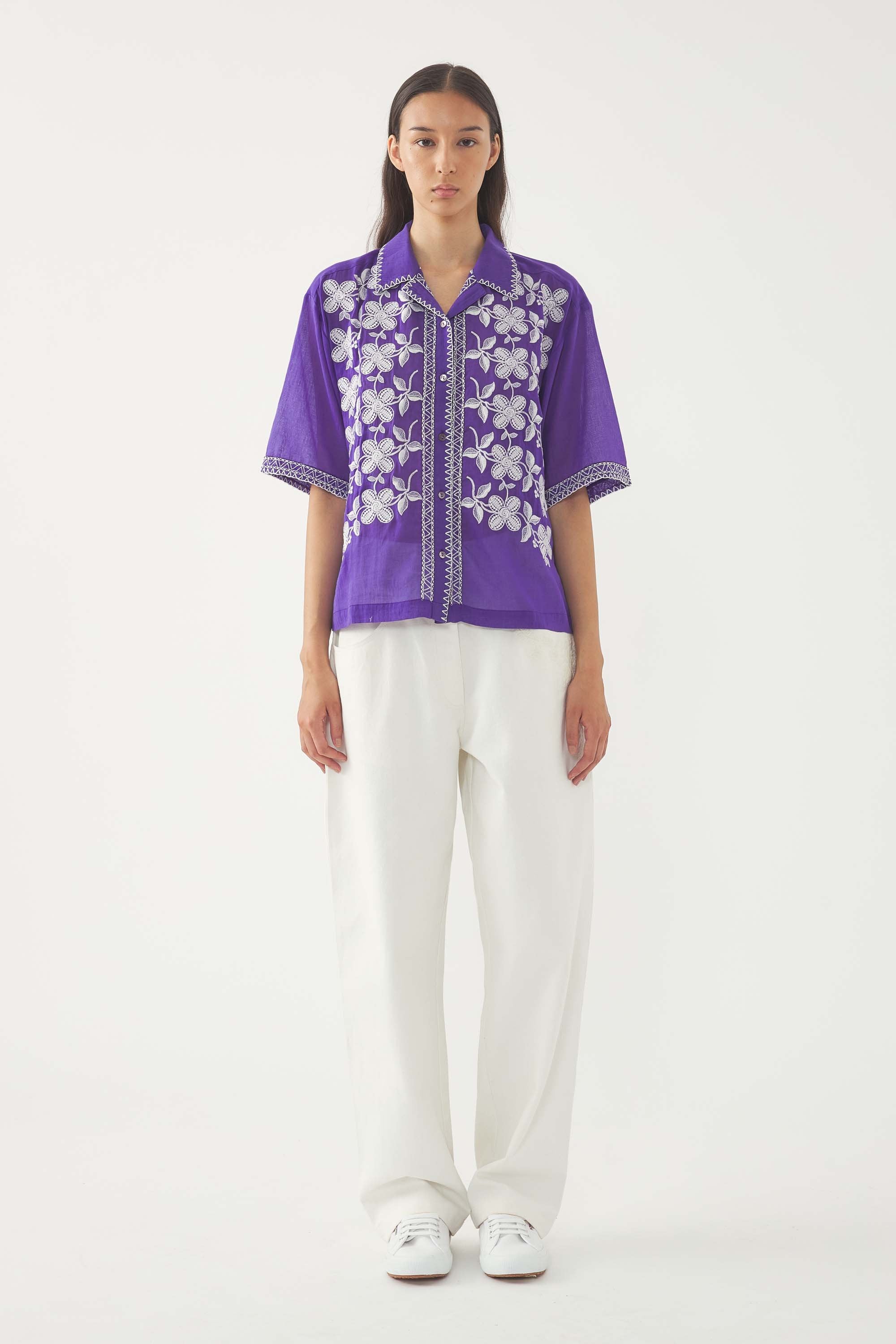 Blusa ricamata Suzane