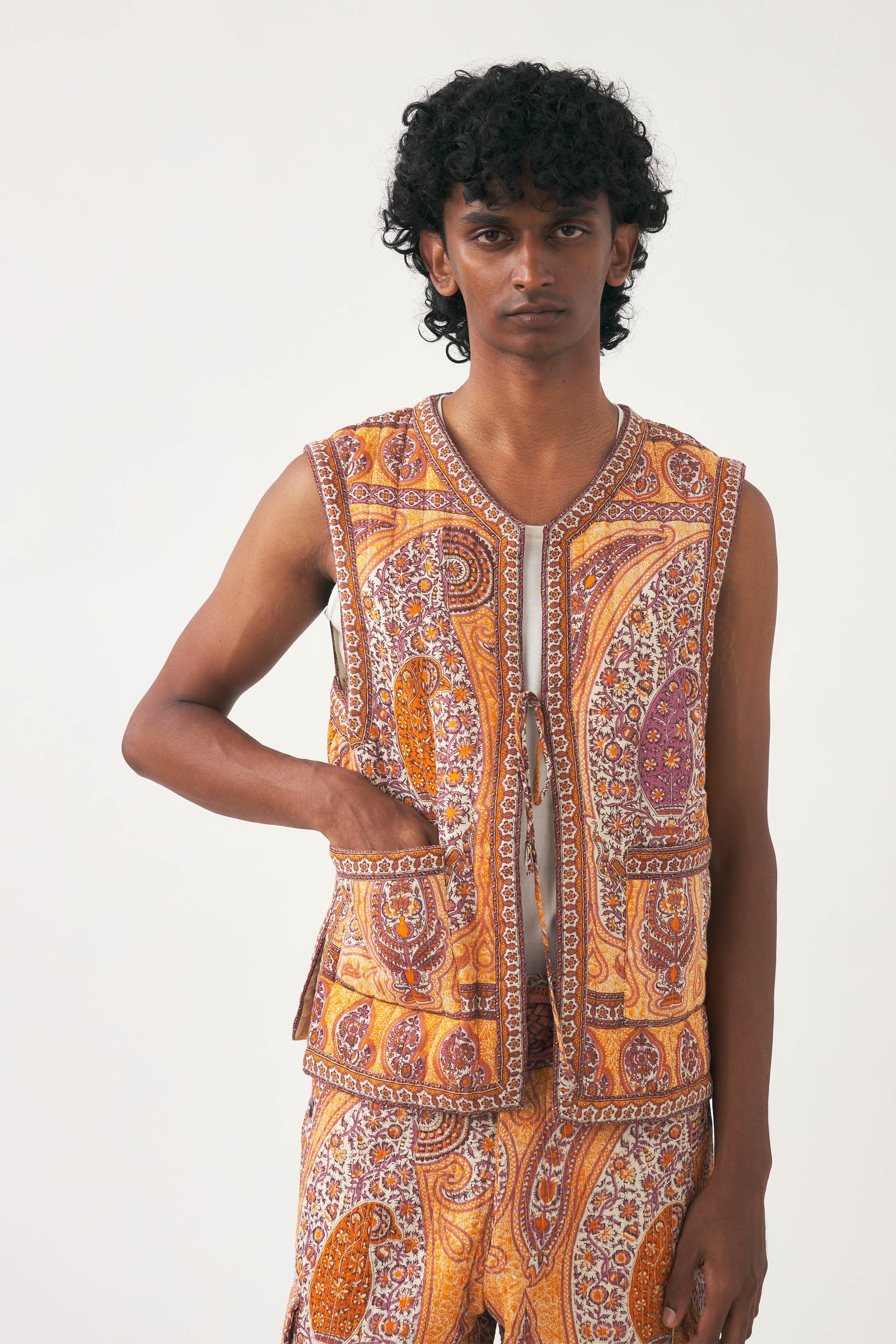 Gilet imprimé Tajar