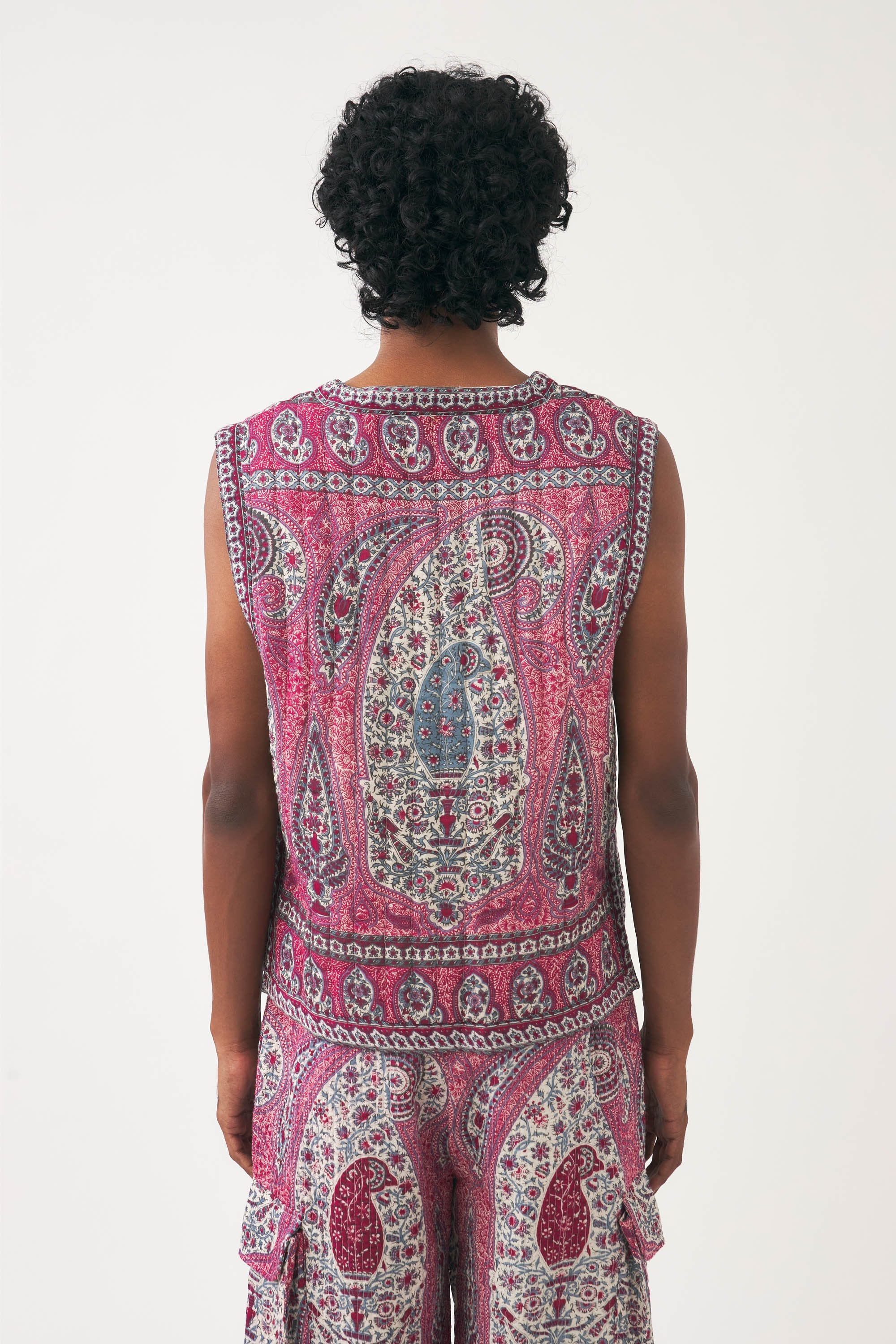 Gilet imprimé Tajar