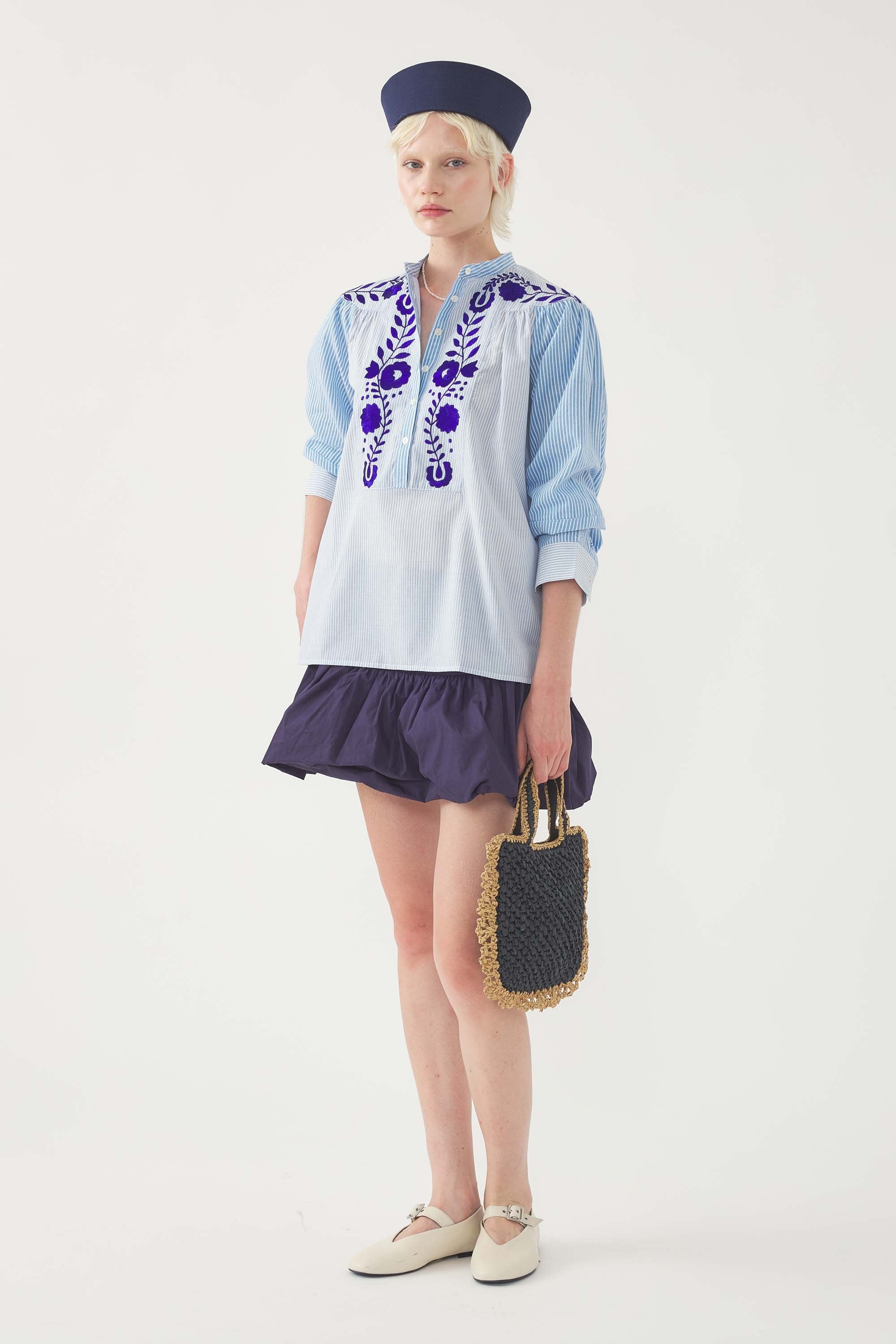 Blusa ricamata Tamir